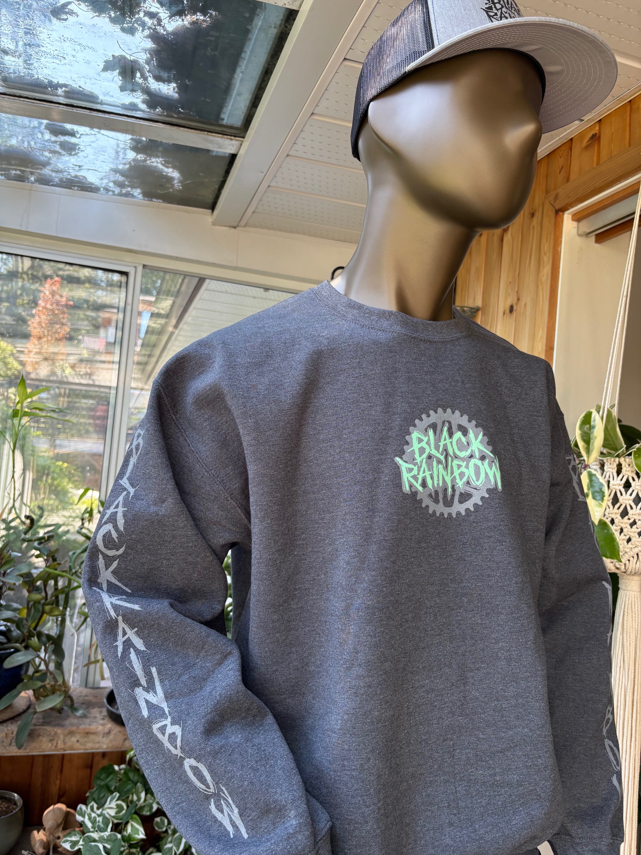 Crew Neck Sweat shirts - TEAL COLLECTION  - Front / Back and Sleeve design