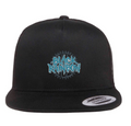 Trucker Hat - snap back - Flat Brim -  TEAL Collection